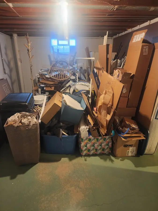 Roll-off dumpster container at job site for Concrete Dumpster Rental in Portola Valley